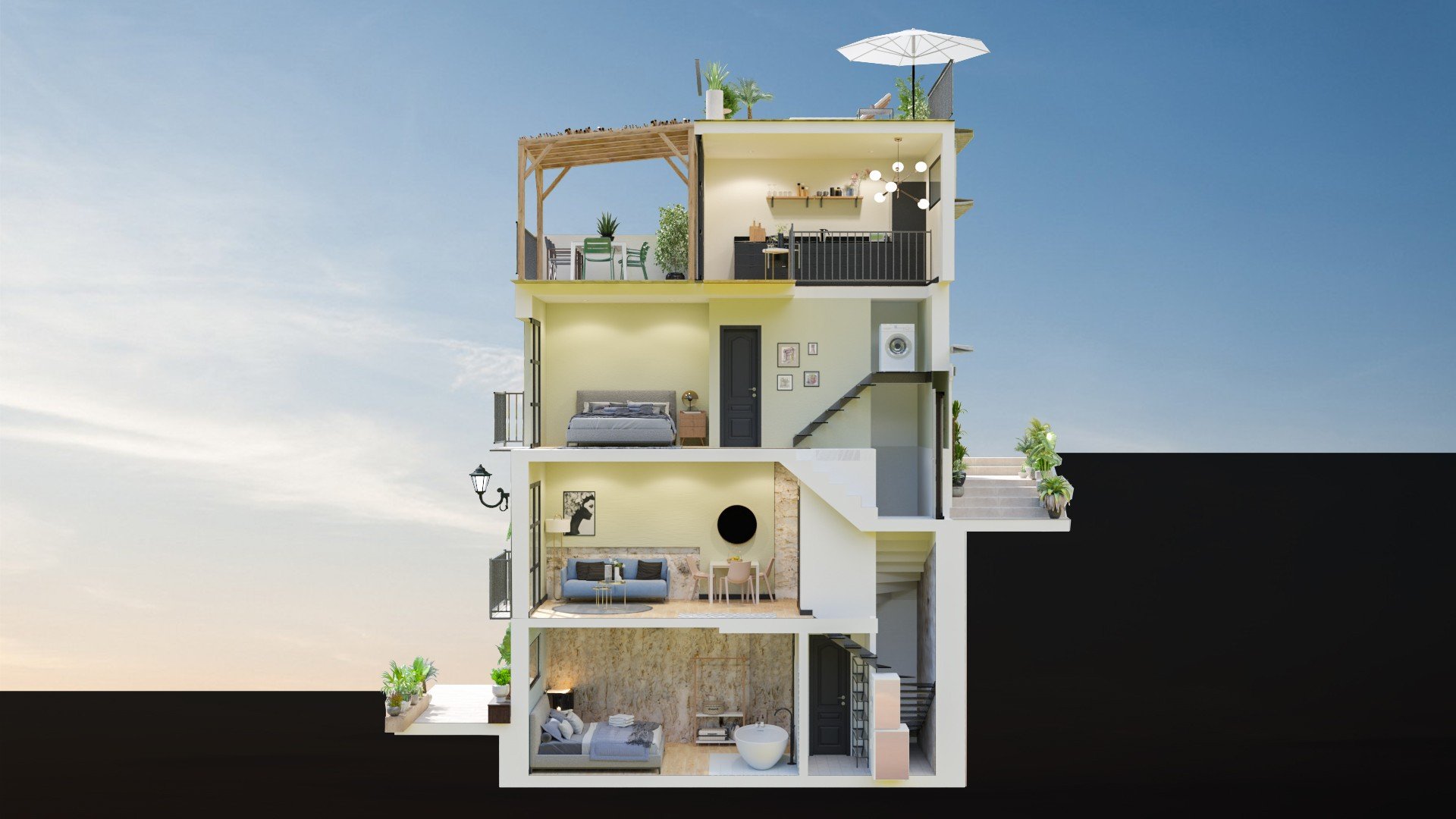 Dzīvoklis Alicante, Spānijā 2 istabas, 110 m2 Nr. 155078