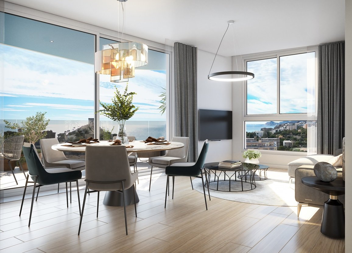 Appartamento a Villajoyosa, Alicante, Spagna 2 camere da letto, 320 mq. N° 163689