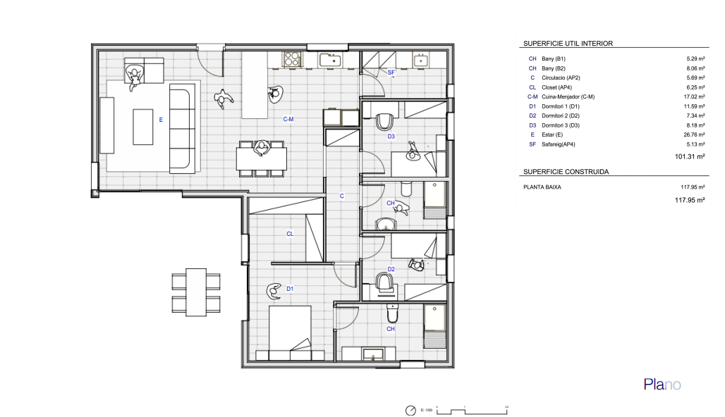 Talo Bigues, Barcelona, Espanja 3 makuuhuonetta, 625 m2 No. 172255