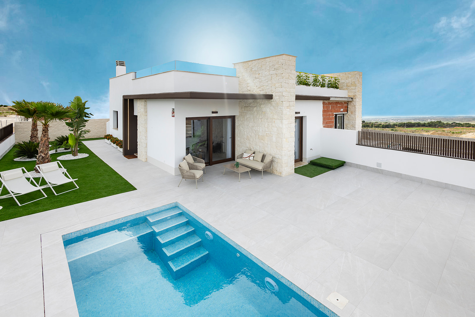 Villetta a schiera a Vistabella, Alicante, Spagna 2 camere da letto, 133 mq. N° 163585