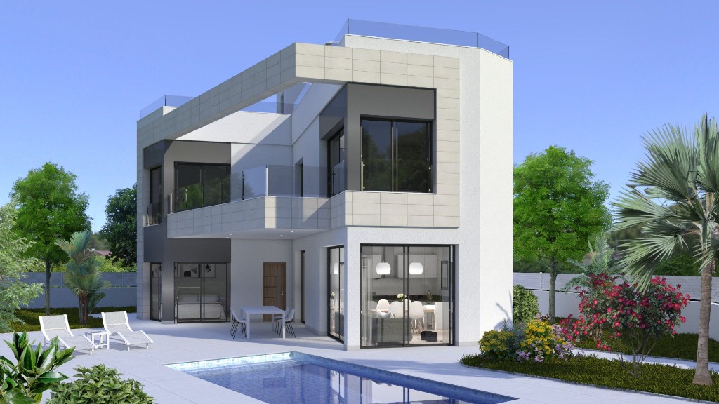 Villa in Torrevieja, Alicante, Spanien 3 Schlafzimmer, 179 m2 Nr. 145012