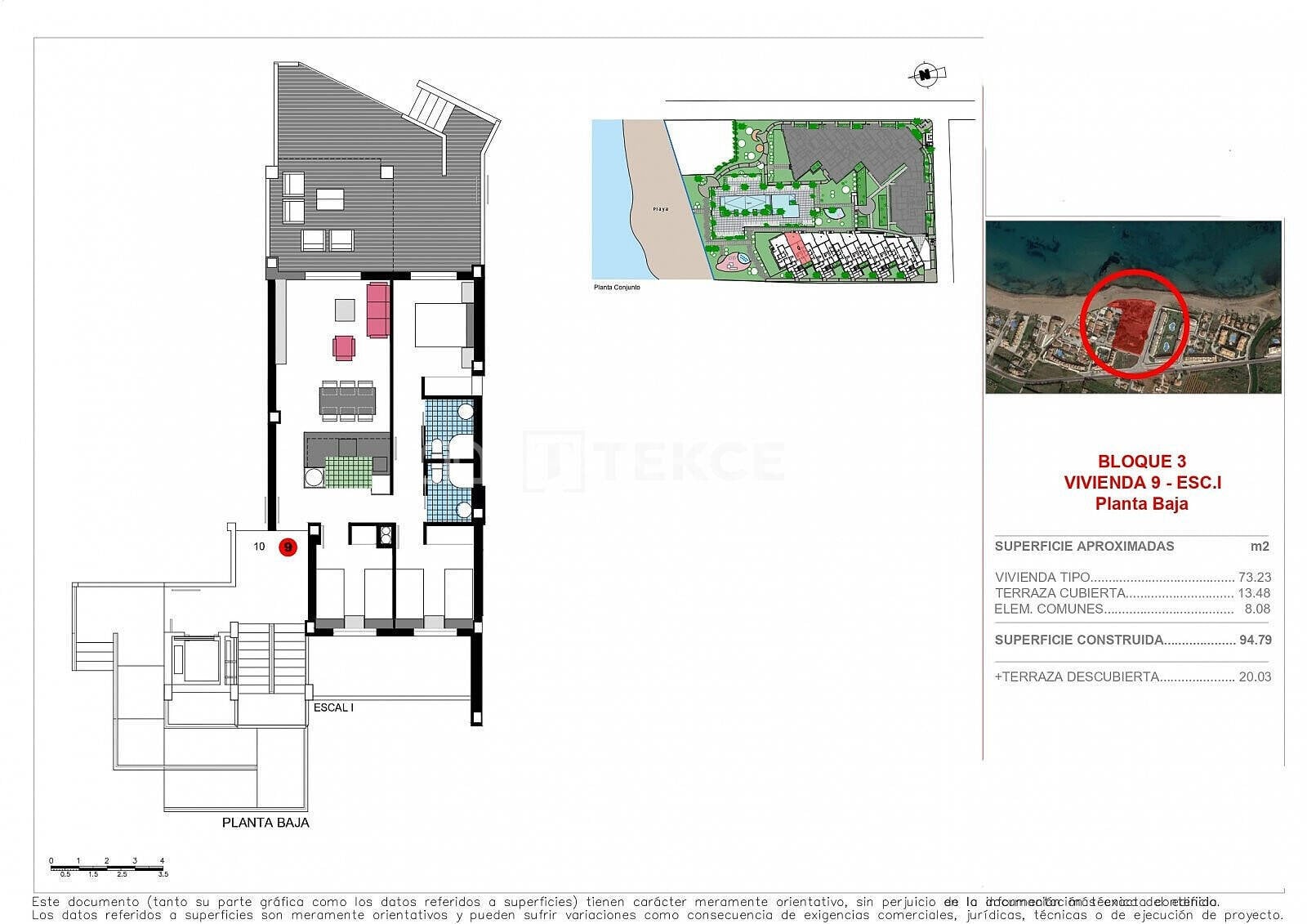 Penthäuser in Denia, Alicante, Spanien 3 Schlafzimmer, 101 m2 Nr. 48868