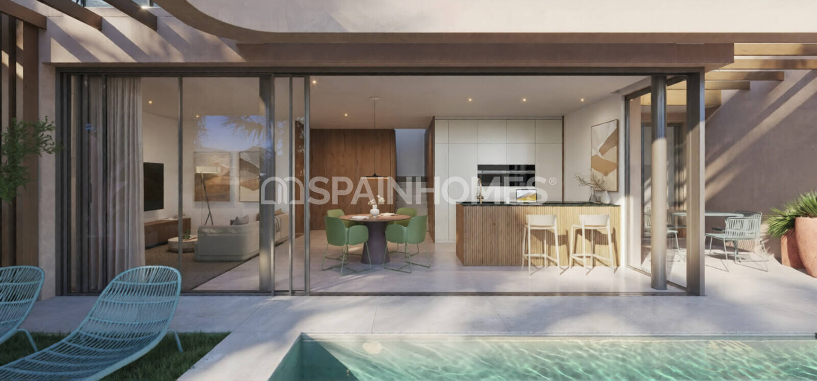 Villa a Murcia, Spagna 3 camere da letto, 119 mq. N° 156193
