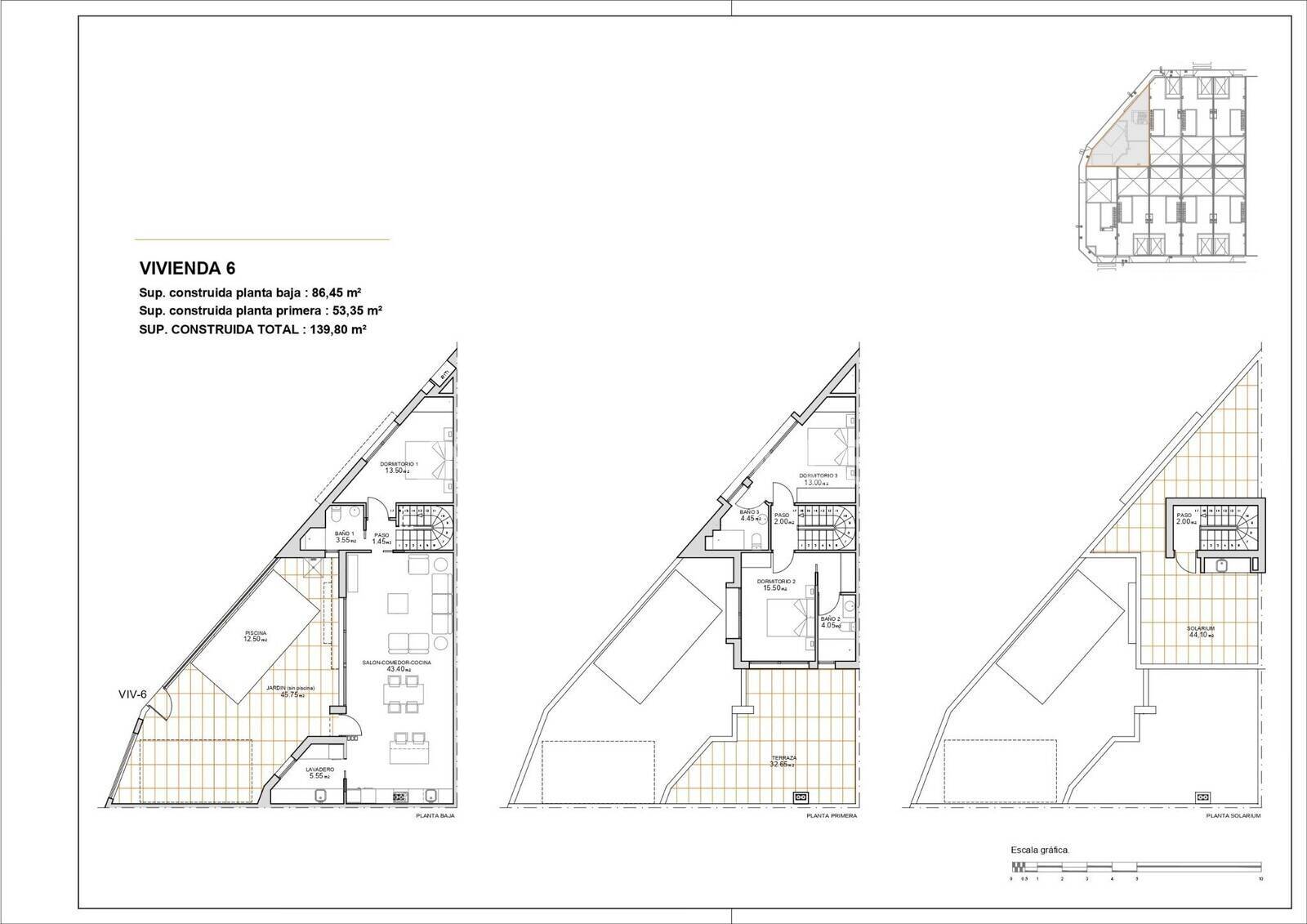 Villa San Javier, Murcia, Spānijā 3 istabas, 130 m2 Nr. 156192