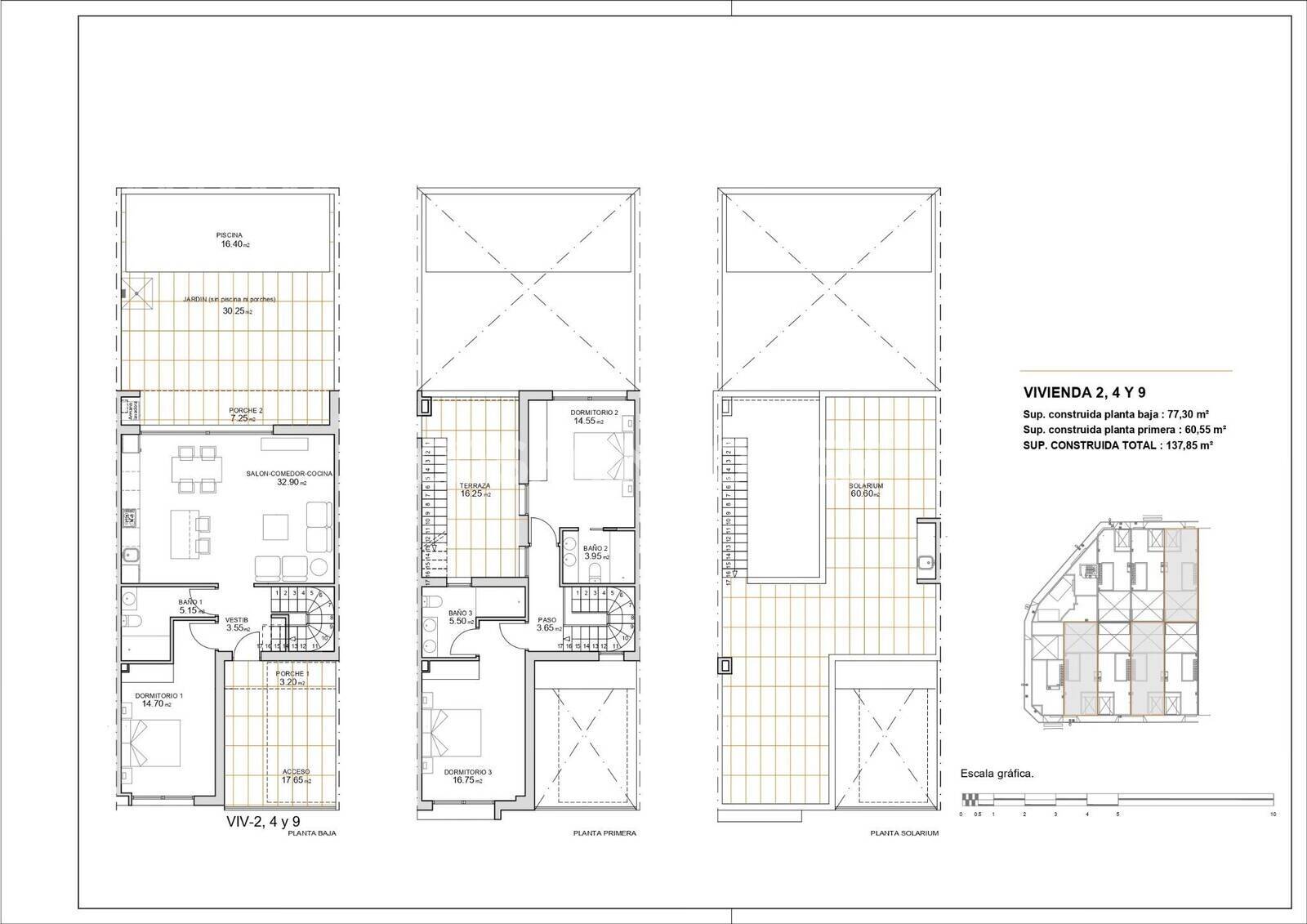 Villa San Javier, Murcia, Spānijā 3 istabas, 130 m2 Nr. 156192