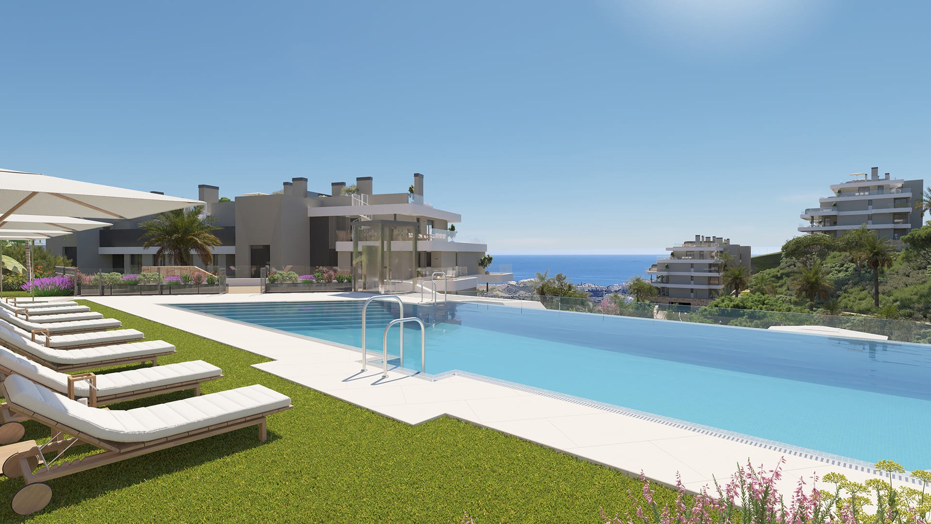Lägenhet i Mijas, Malaga, Spanien 2 sovrum, 86 kvm. Nr. 135912