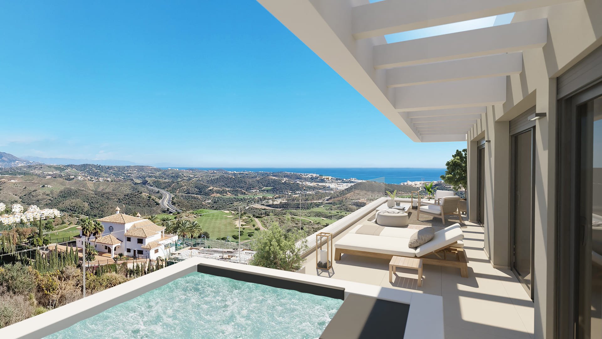 Lägenhet i Mijas, Malaga, Spanien 2 sovrum, 86 kvm. Nr. 135912