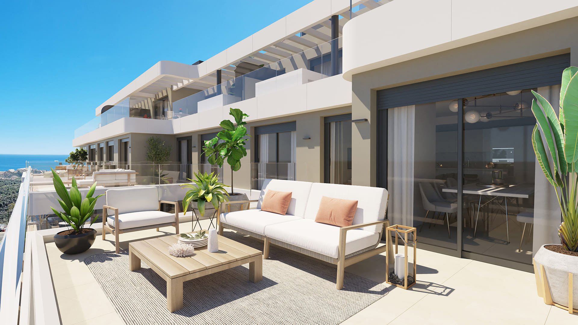 Lägenhet i Mijas, Malaga, Spanien 2 sovrum, 86 kvm. Nr. 135912