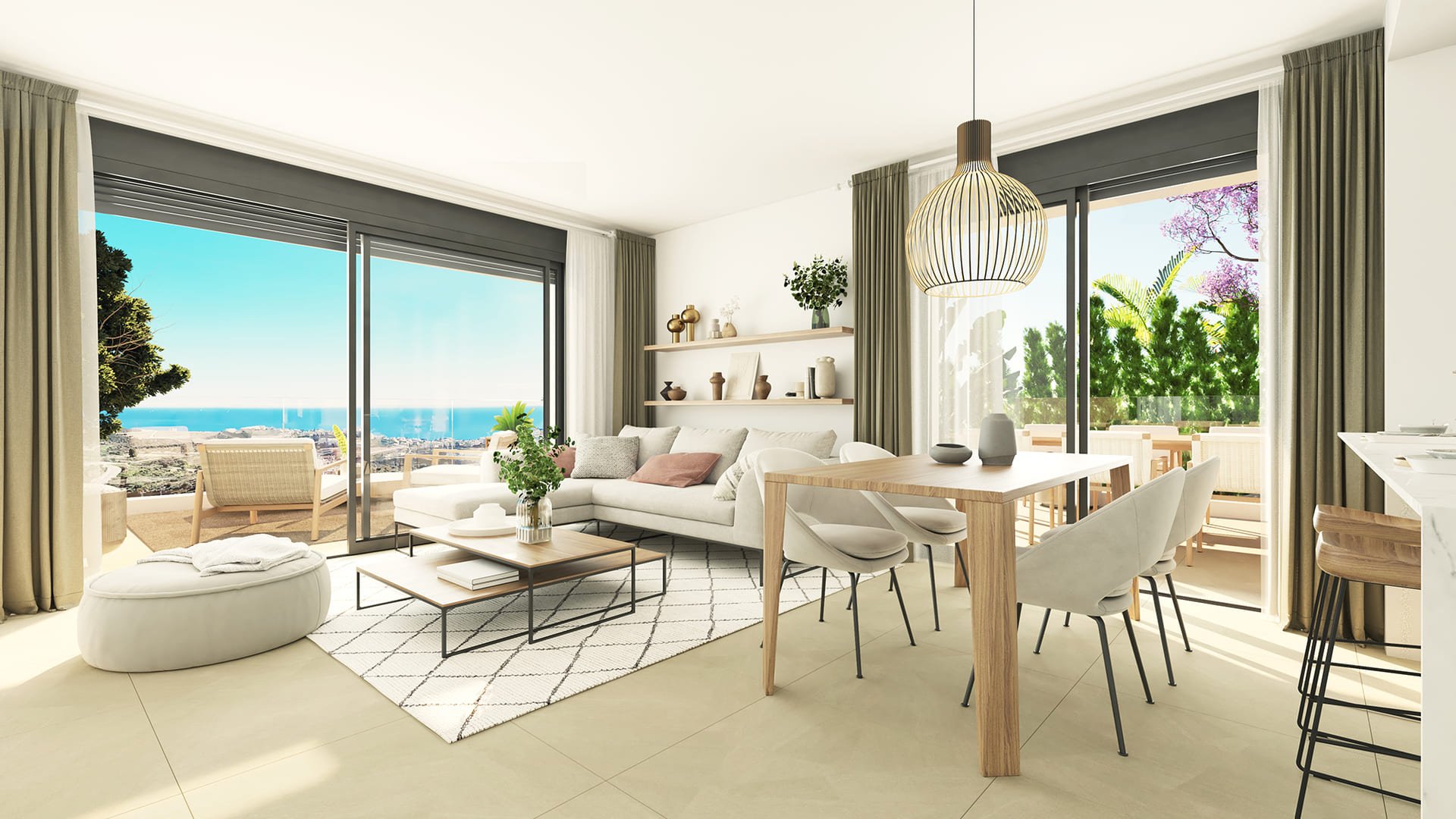 Lägenhet i Mijas, Malaga, Spanien 2 sovrum, 86 kvm. Nr. 135912