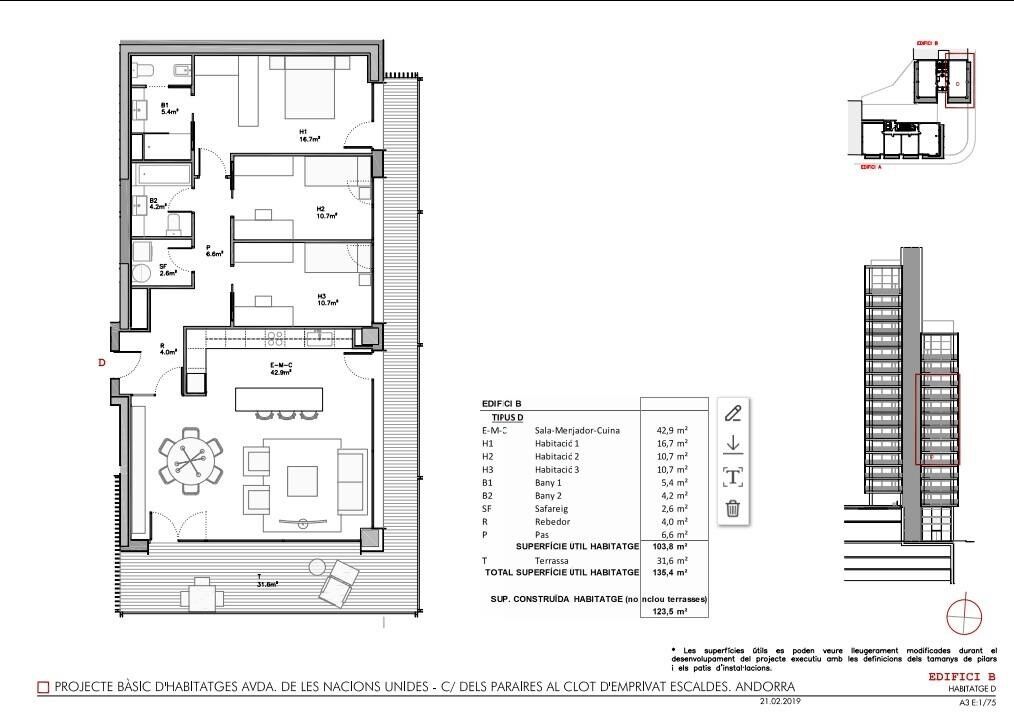 Dzīvoklis Principado De Andorra (Ninguna Poblacion Tiene C.P.), Lleida, Spānijā 3 istabas, 165 m2 Nr. 179207