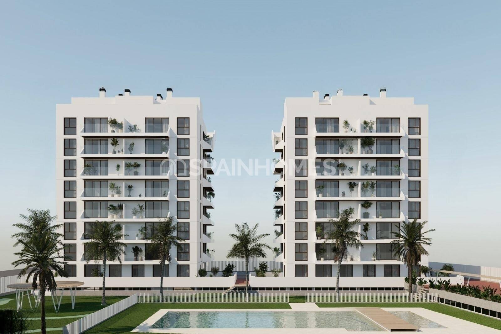 Huoneisto Guardamar del Segura, Alicante, Espanja 2 makuuhuonetta, 76 m2 No. 181930