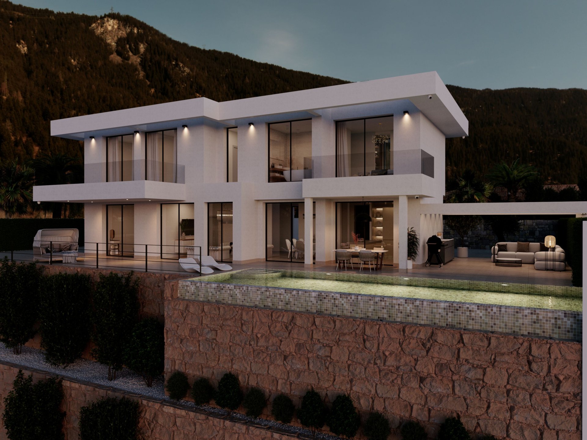 Villa à Finestrat, Alicante, Espagne 5 chambres, 365 m2 No. 154452