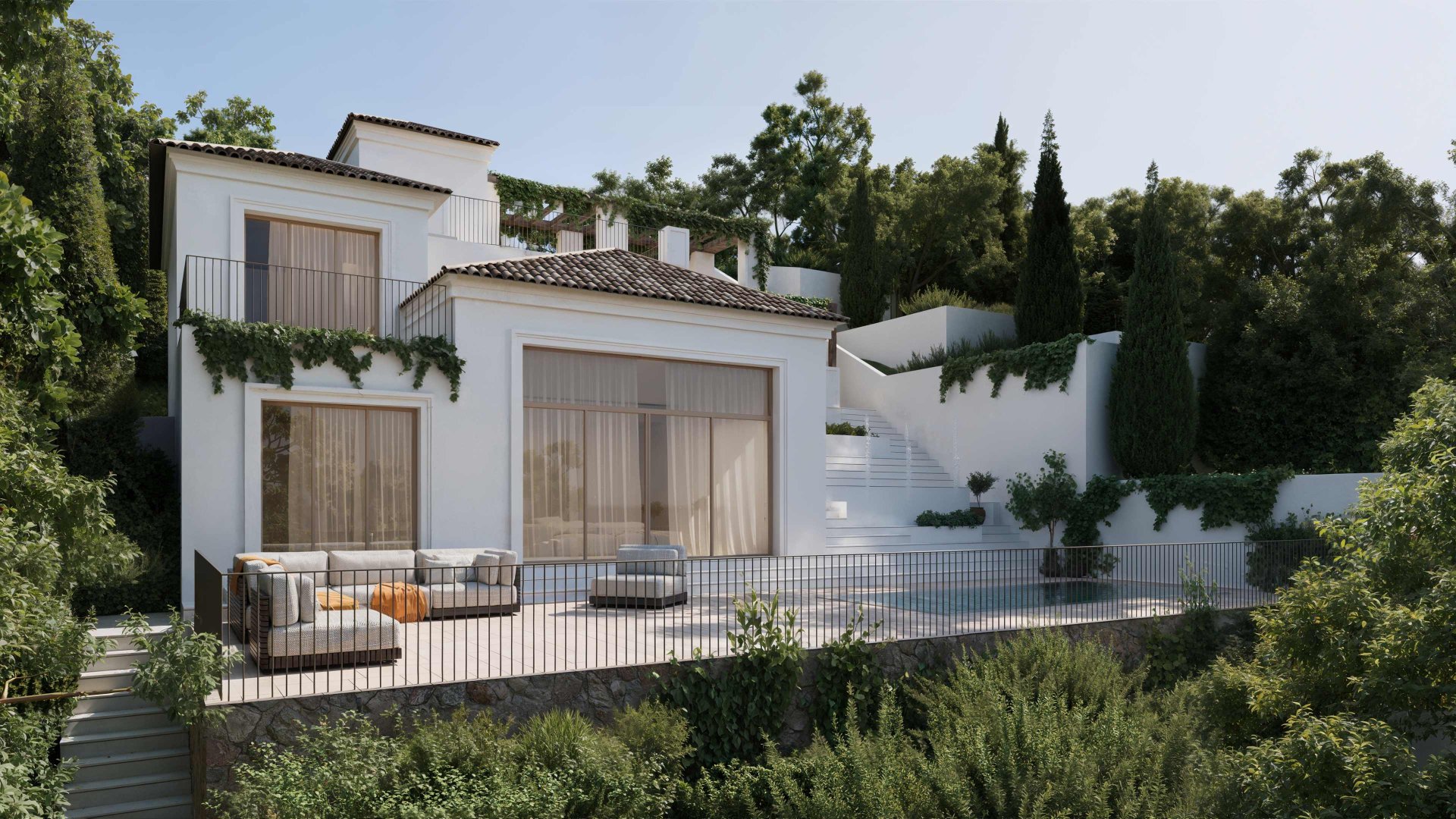 Villa a Marbella, Malaga, Spagna 4 camere da letto, 300 mq. N° 180573