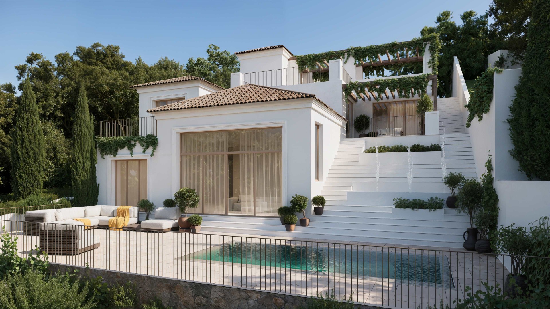 Villa a Marbella, Malaga, Spagna 4 camere da letto, 300 mq. N° 180573