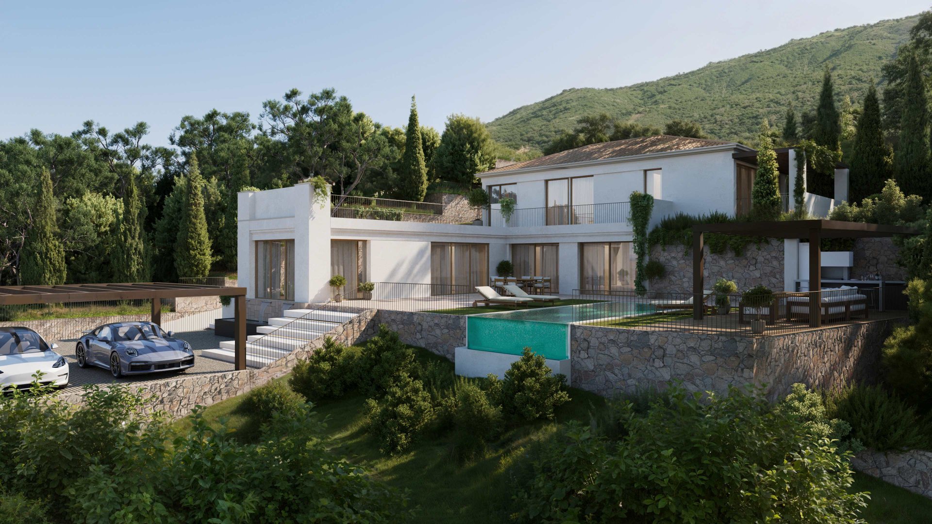 Villa a Marbella, Malaga, Spagna 4 camere da letto, 300 mq. N° 180573