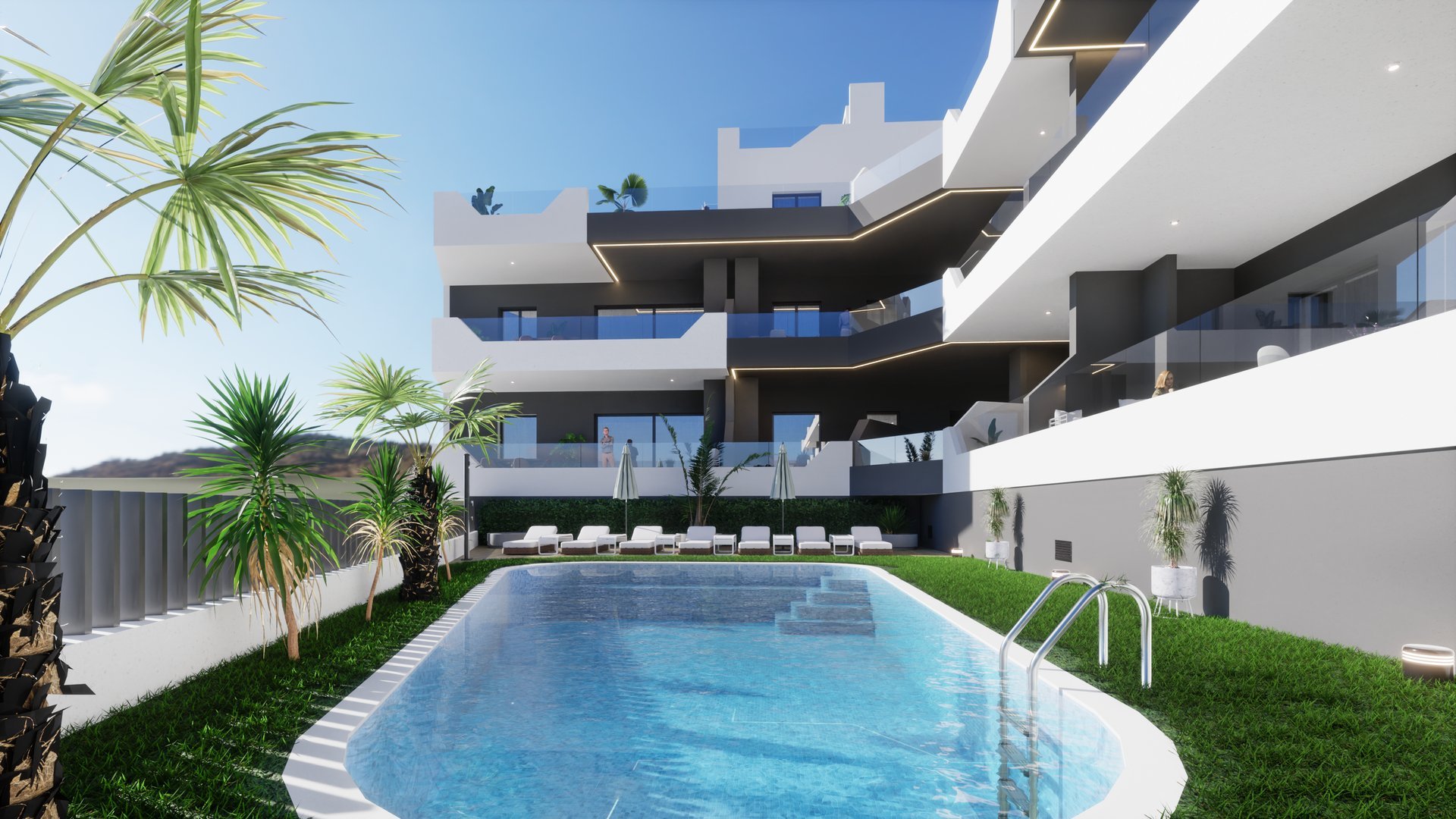 Bungalo Ciudad Quesada, Alicante, Spānijā 2 istabas, 97 m2 Nr. 136336