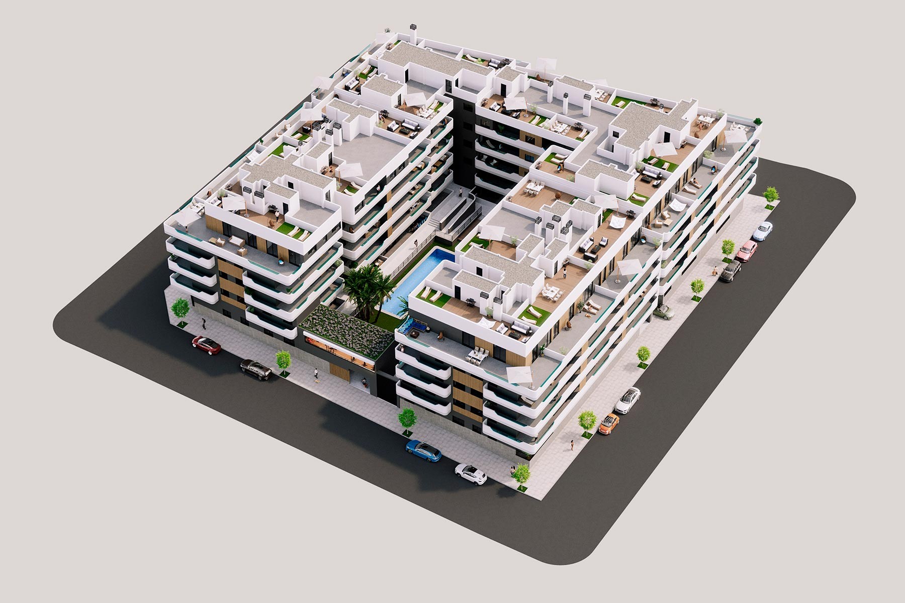 Apartamento en Santa Pola, Alicante, España 2 dormitorios, 97 m2 No. 112366