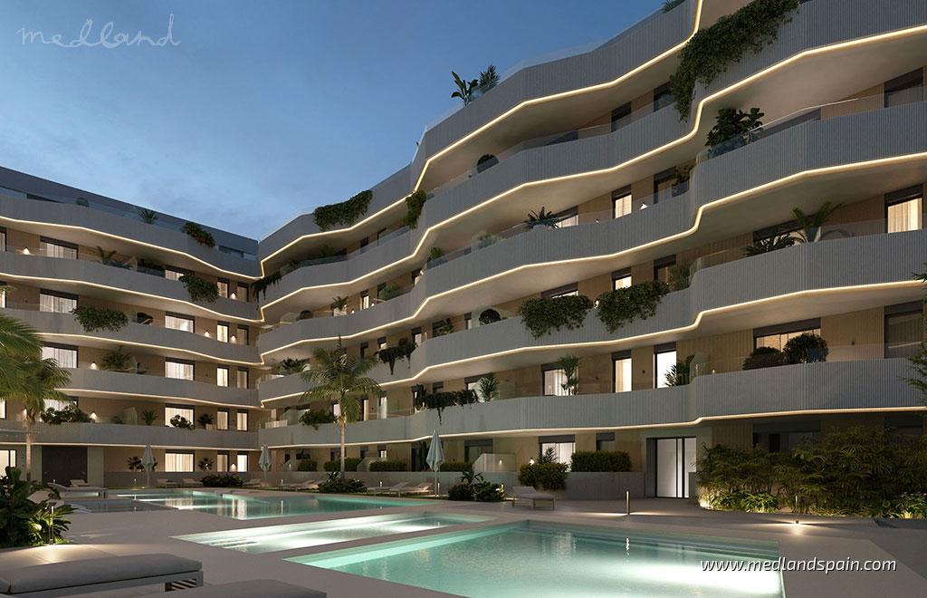 Apartament w Mijas Costa, Malaga, Hiszpania 3 sypialnie, 131 mkw. nr 108907