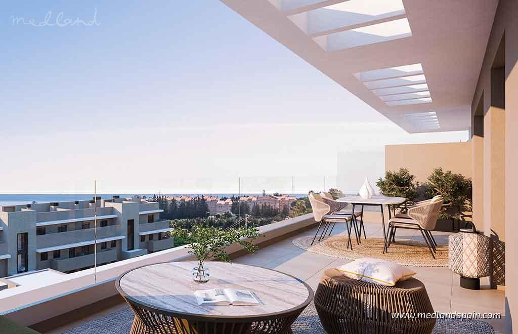 Apartament w Estepona, Malaga, Hiszpania 2 sypialnie, 103 mkw. nr 72858