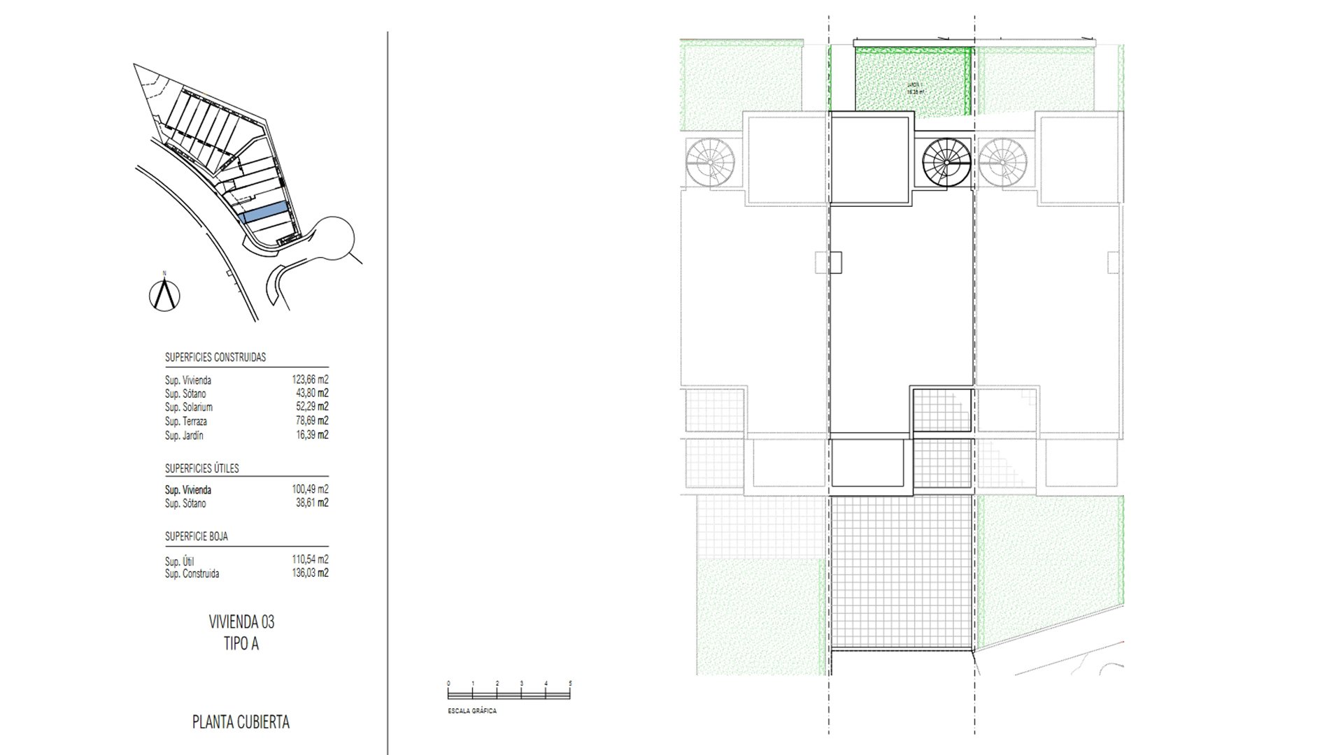 Radhus i Golden View II, Manilva, Malaga, Spanien 3 sovrum, 123.66 kvm. Nr. 52379
