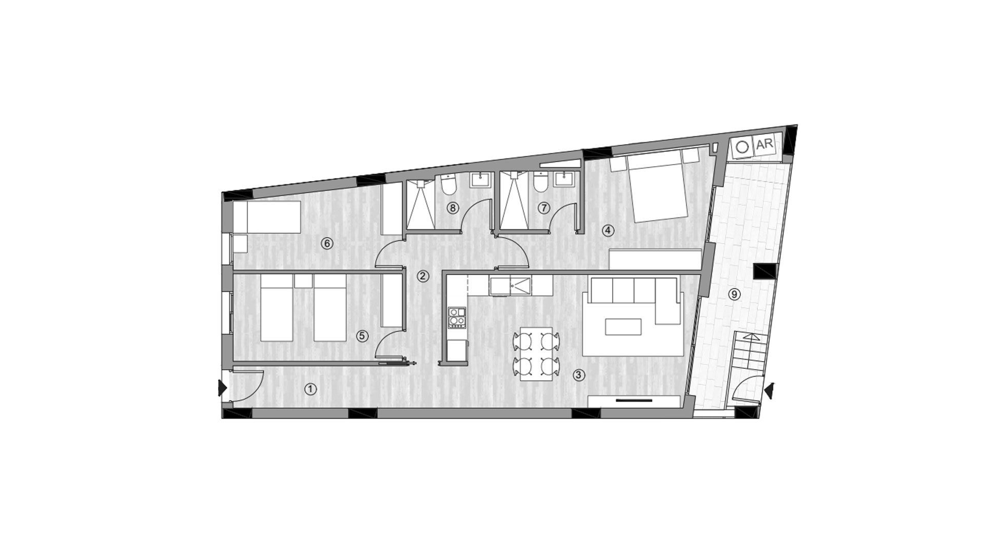 Huoneisto Living Estepona, Torrevieja, Alicante, Espanja 3 makuuhuonetta, 118.47 m2 No. 147099