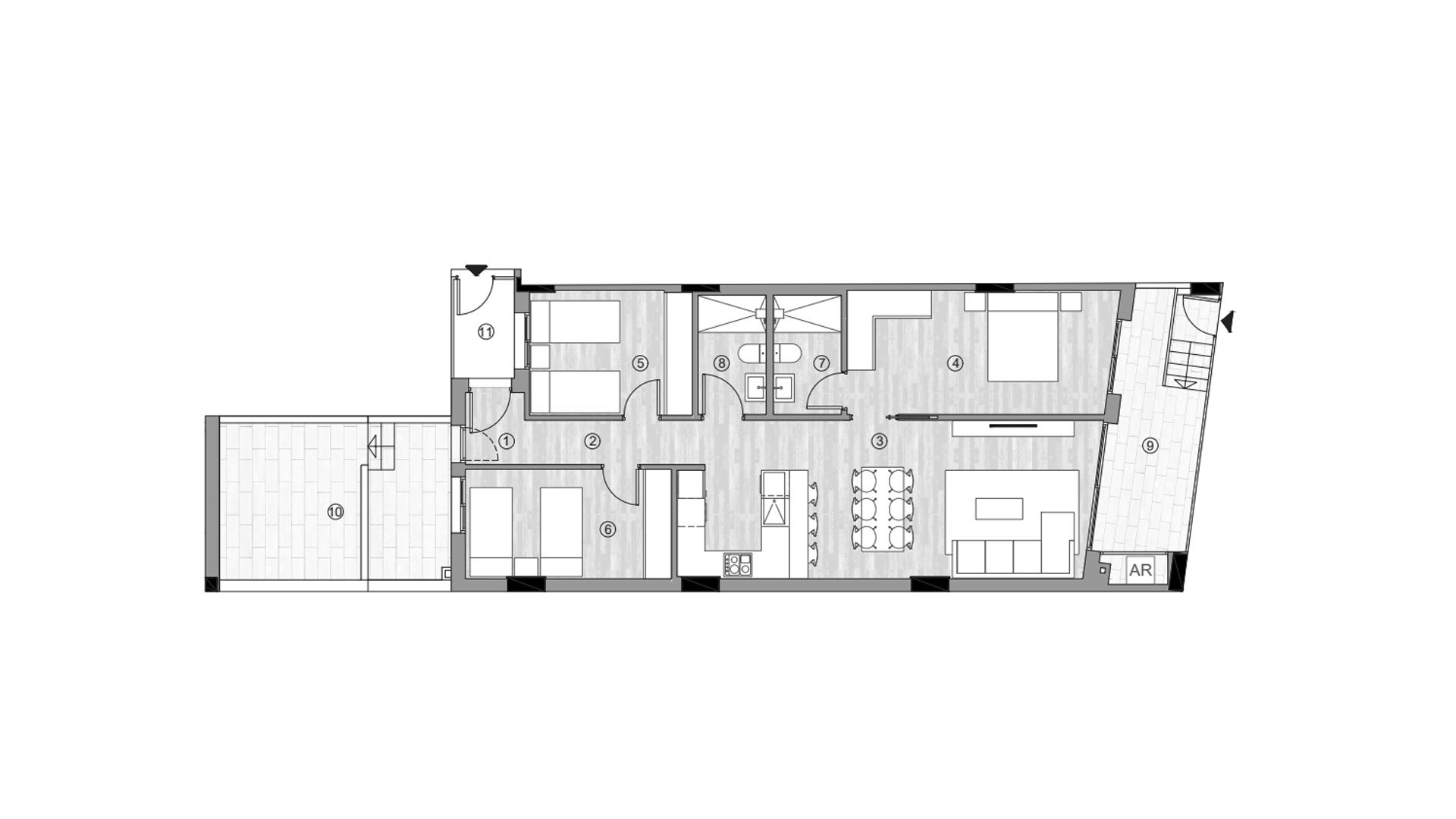 Dzīvoklis Living Estepona, Torrevieja, Alicante, Spānijā 3 istabas, 128.21 m2 Nr. 147100