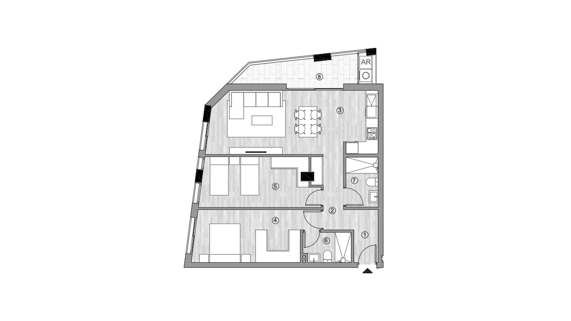 Huoneisto Living Estepona, Torrevieja, Alicante, Espanja 2 makuuhuonetta, 96.74 m2 No. 147094