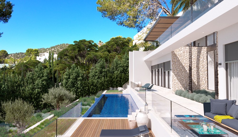 Huvila El Camp De Mar, Mallorca, Espanja 4 makuuhuonetta, 425 m2 No. 103892