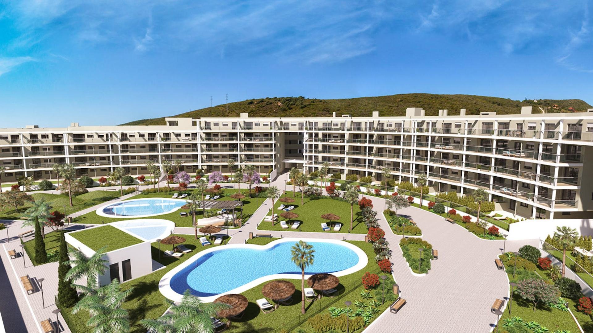 Квартира в Amphora Beach, Манильва, Малага, Испания 2 спальни, 107.1м2 №65769