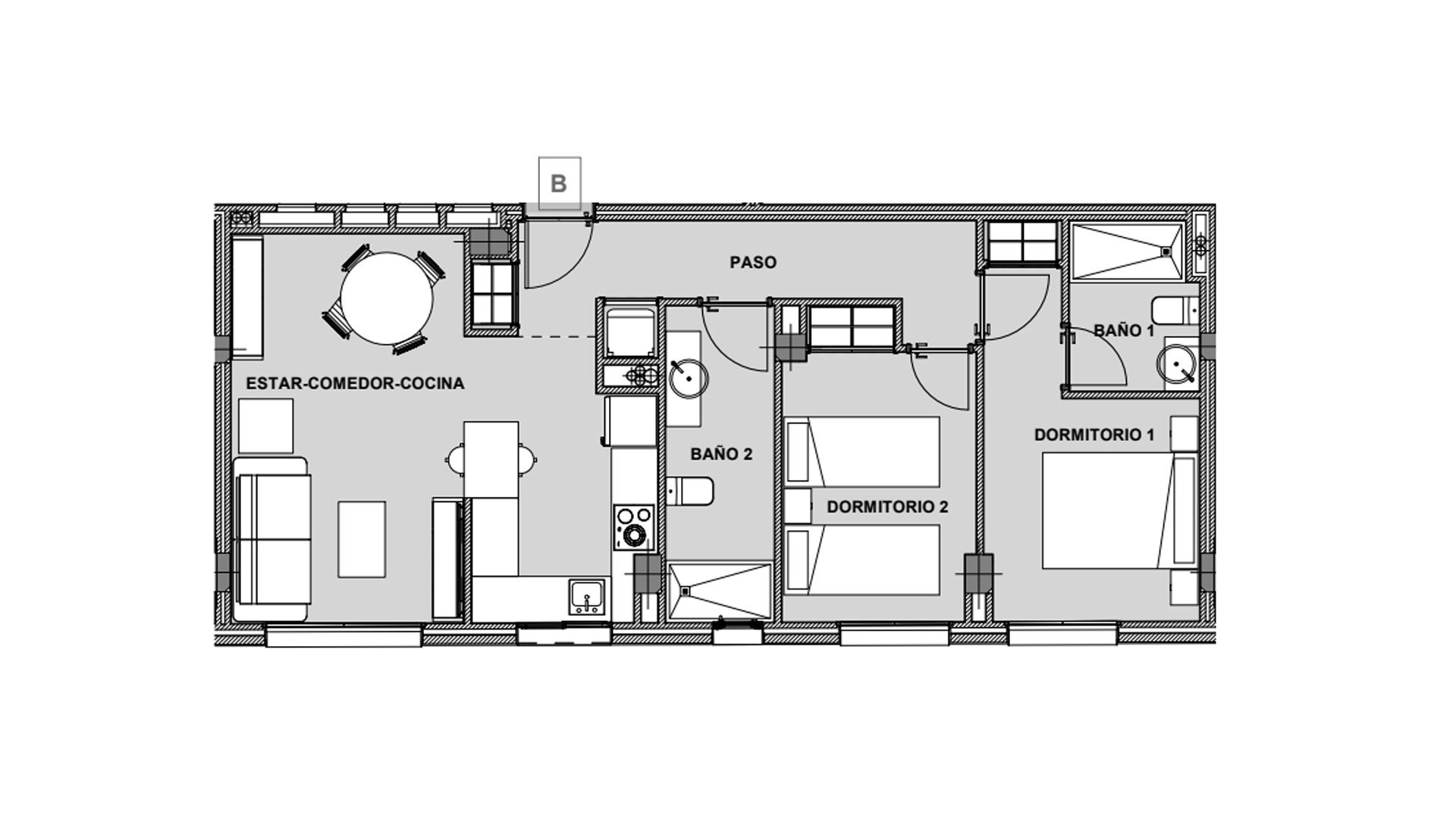 Apartament w Living Estepona, Alicante, Hiszpania 2 sypialnie, 82.61 mkw. nr 147086