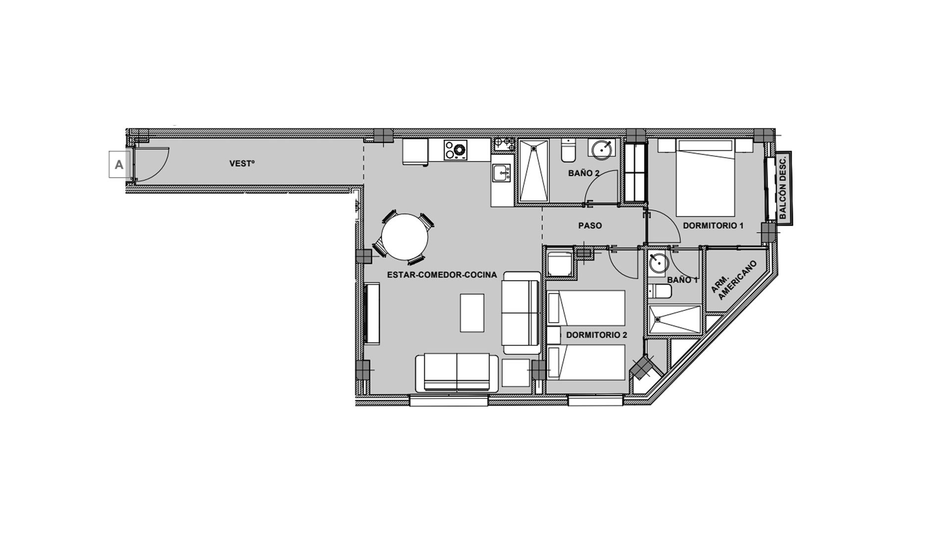 Apartment in Alegria Alicante III Jazmin, Alicante, Spain 2 bedrooms, 94.23 sq.m. No. 147085