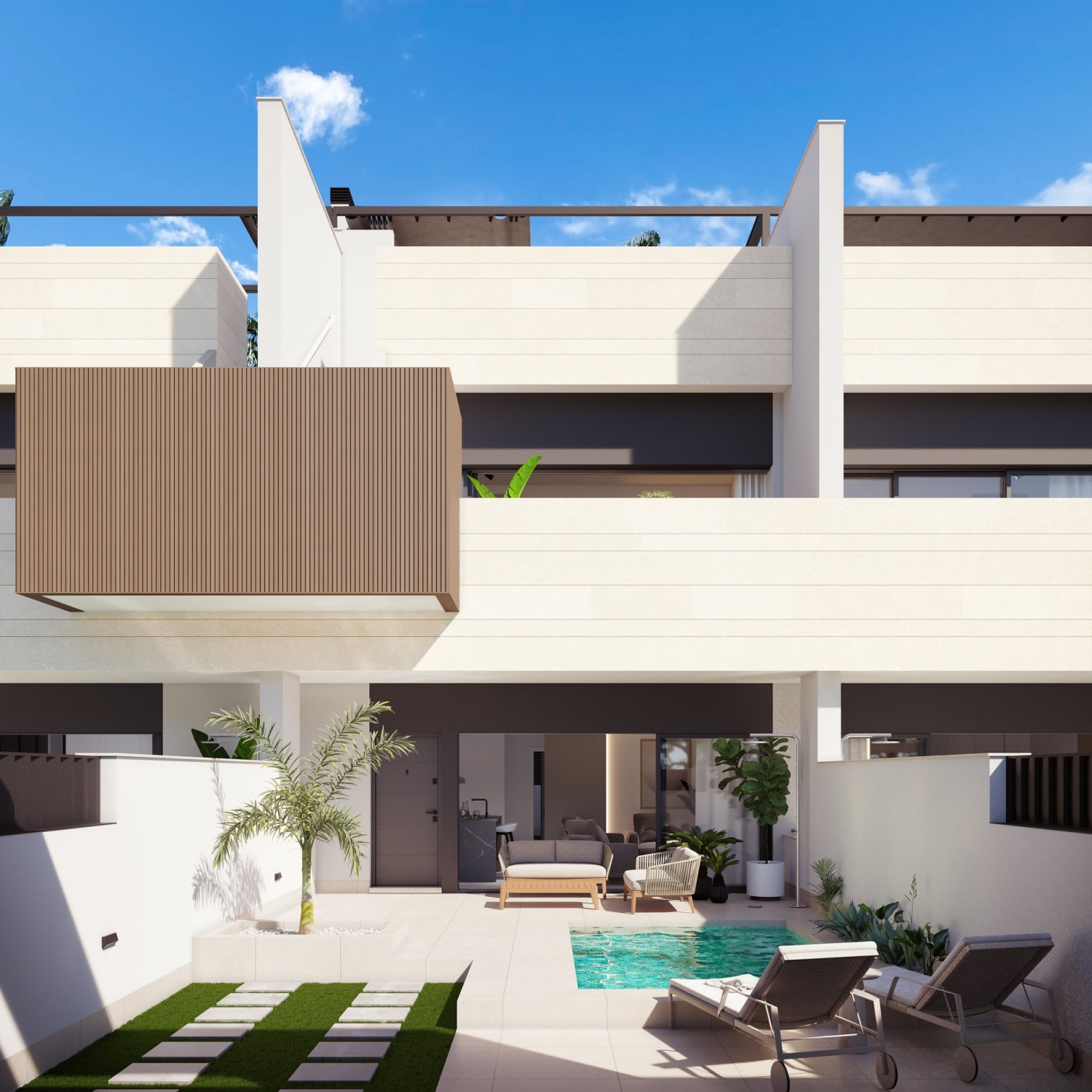 Bungalow w Pilar de la Horadada, Alicante, Hiszpania 3 sypialnie, 94 mkw. nr 143030