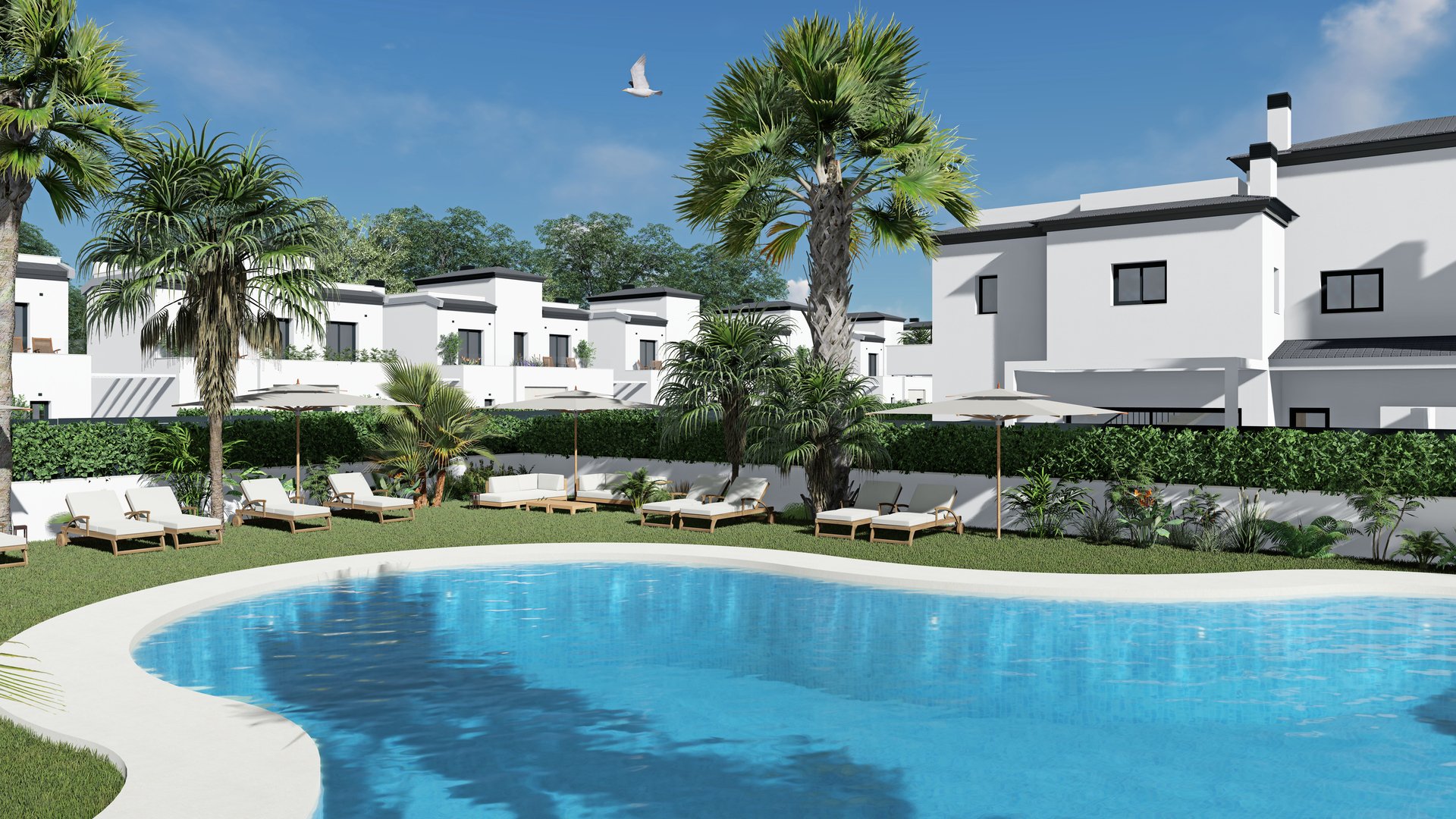 Dvīņu māja Gran Alacant, Alicante, Spānijā 3 istabas, 96 m2 Nr. 143032