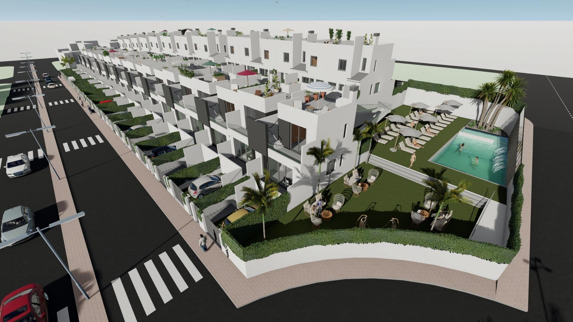 Tvåvåningslägenhet i Cox, Alicante, Spanien 2 sovrum, 81 kvm. Nr. 134694