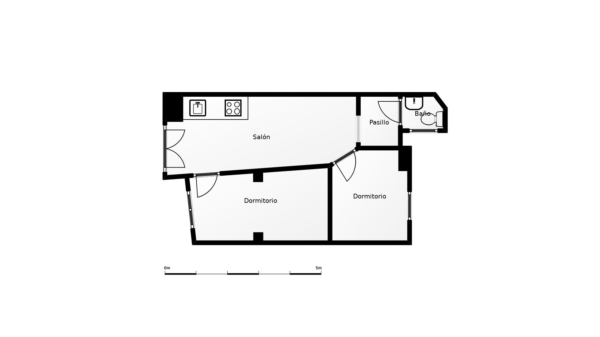Apartament w Berga, Barcelona, Hiszpania 2 sypialnie, 44 mkw. nr 191459