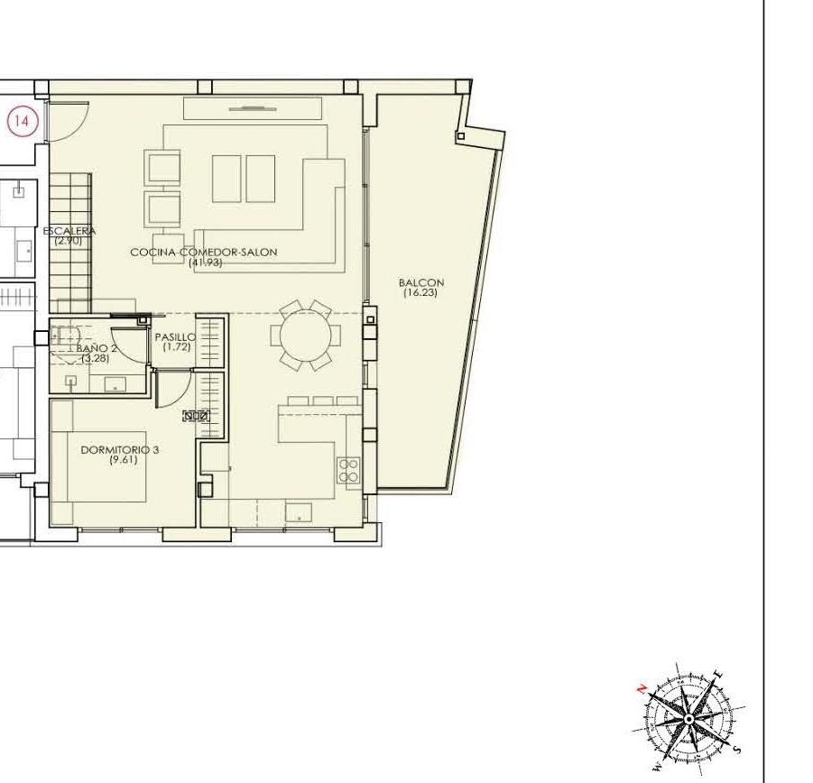 Apartamento en Torrevieja, Alicante, España 3 dormitorios, 122 m2 No. 141728