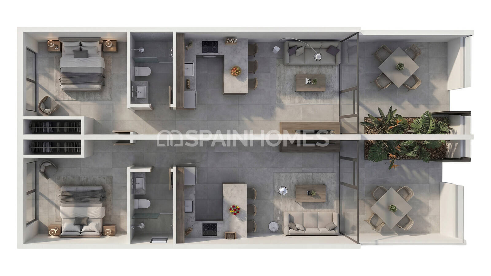 Appartamento a Vera, Almeria, Spagna 2 camere da letto, 56 mq. N° 193698