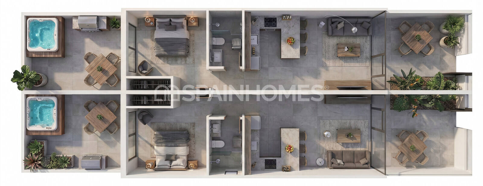 Appartamento a Vera, Almeria, Spagna 2 camere da letto, 56 mq. N° 193698