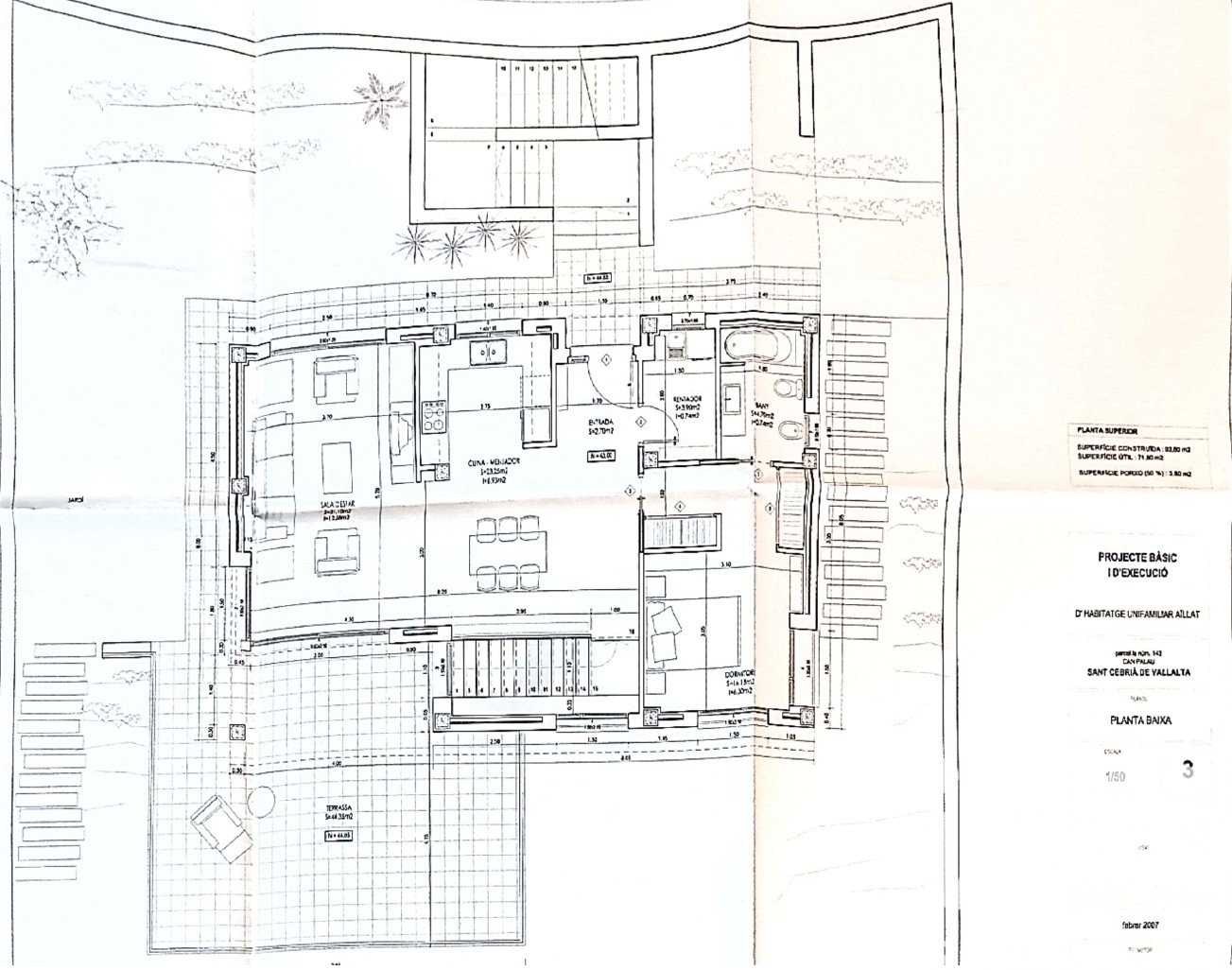 Land plot in Sant Cebria De Vallalta, Barcelona, Spain 668 sq.m. No. 185012