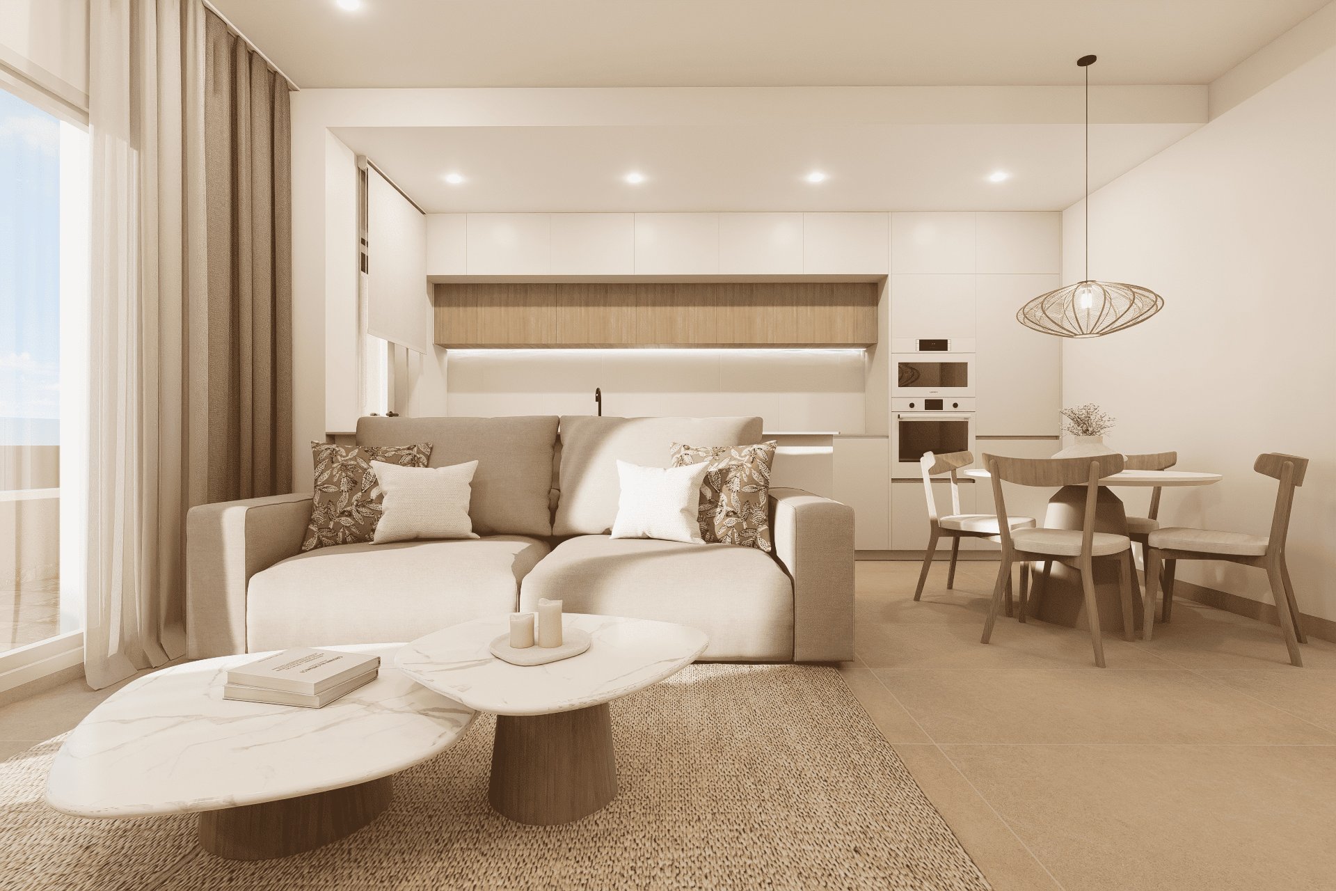 Apartment in Pilar de la Horadada, Alicante, Spain 3 bedrooms, 74 sq.m. No. 156157
