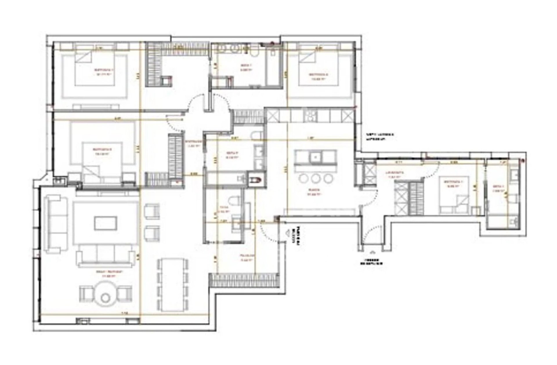 Квартира в Мадрид, Испания 3 спальни, 235м2 №157337