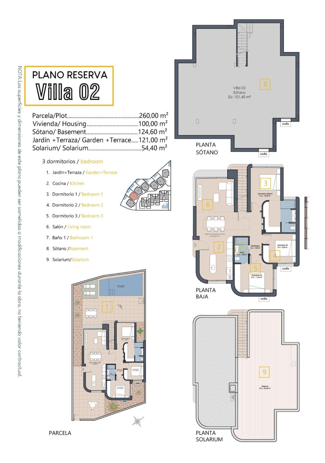Villa a Los Alcazares, Murcia, Spagna 3 camere da letto, 224 mq. N° 141562
