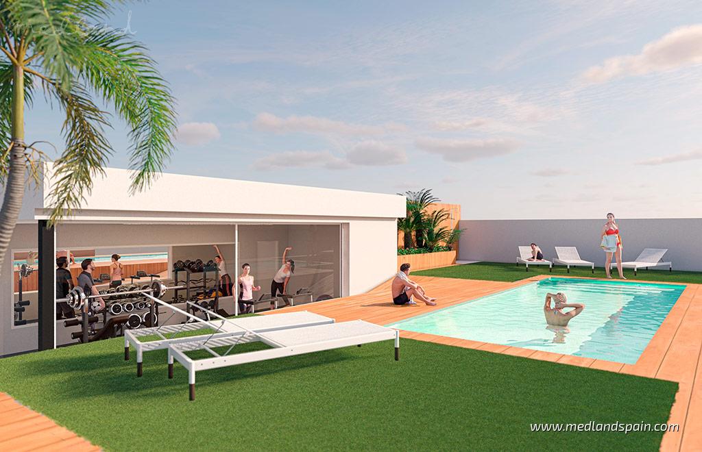 Dzīvoklis Lo Pagan, Murcia, Spānijā 2 istabas, 81 m2 Nr. 155249