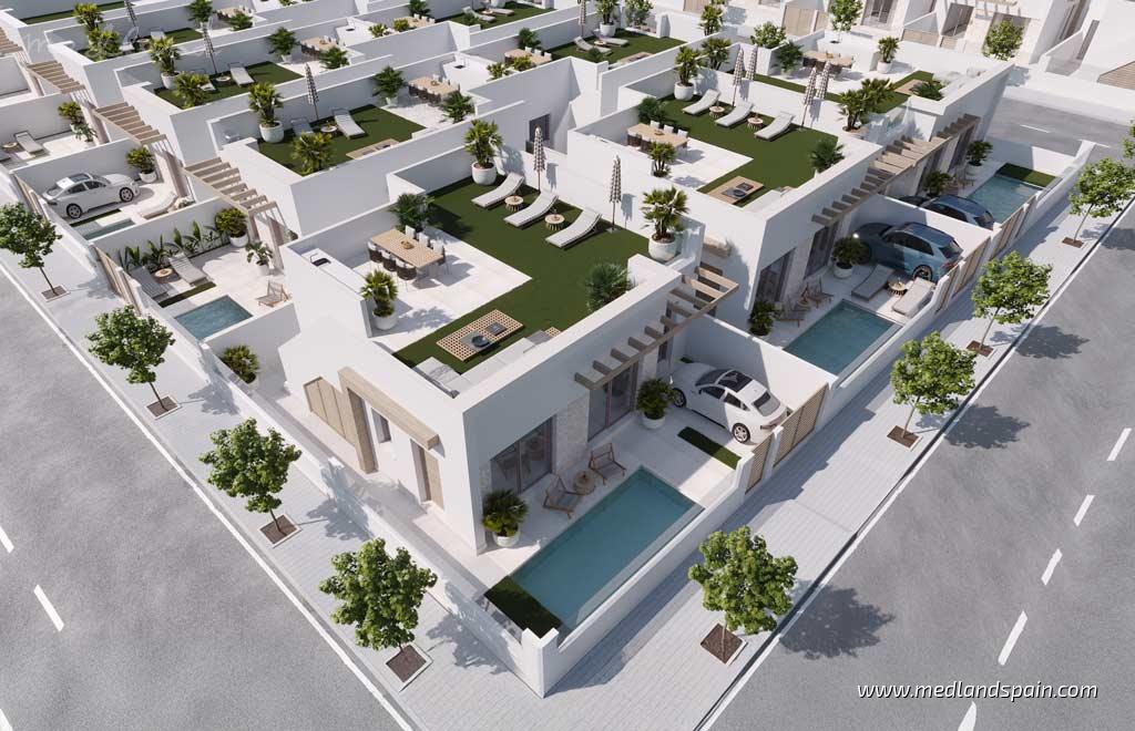 Вилла в Торре-Пачеко, Мурсия, Испания 3 спальни, 85м2 №155245