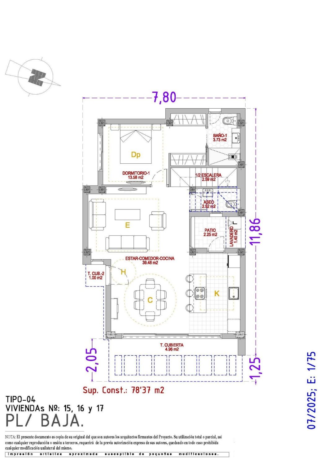 Villa en Benidorm, Alicante, España 3 dormitorios, 127 m2 No. 134565