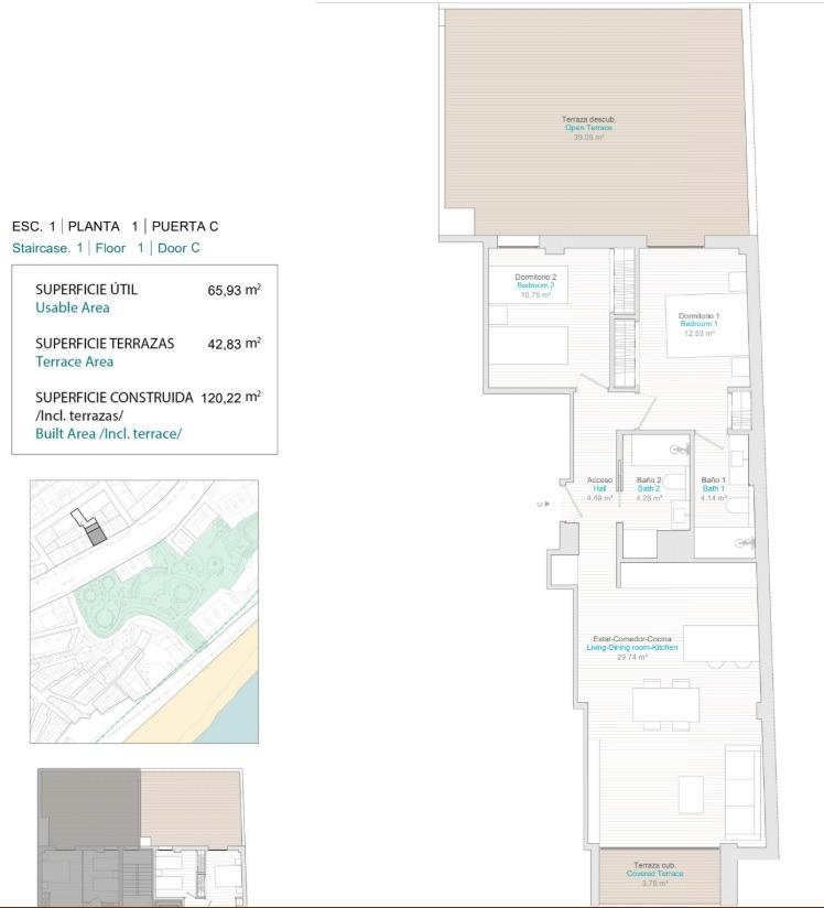 Apartament w Villajoyosa, Alicante, Hiszpania 2 sypialnie, 65 mkw. nr 142185