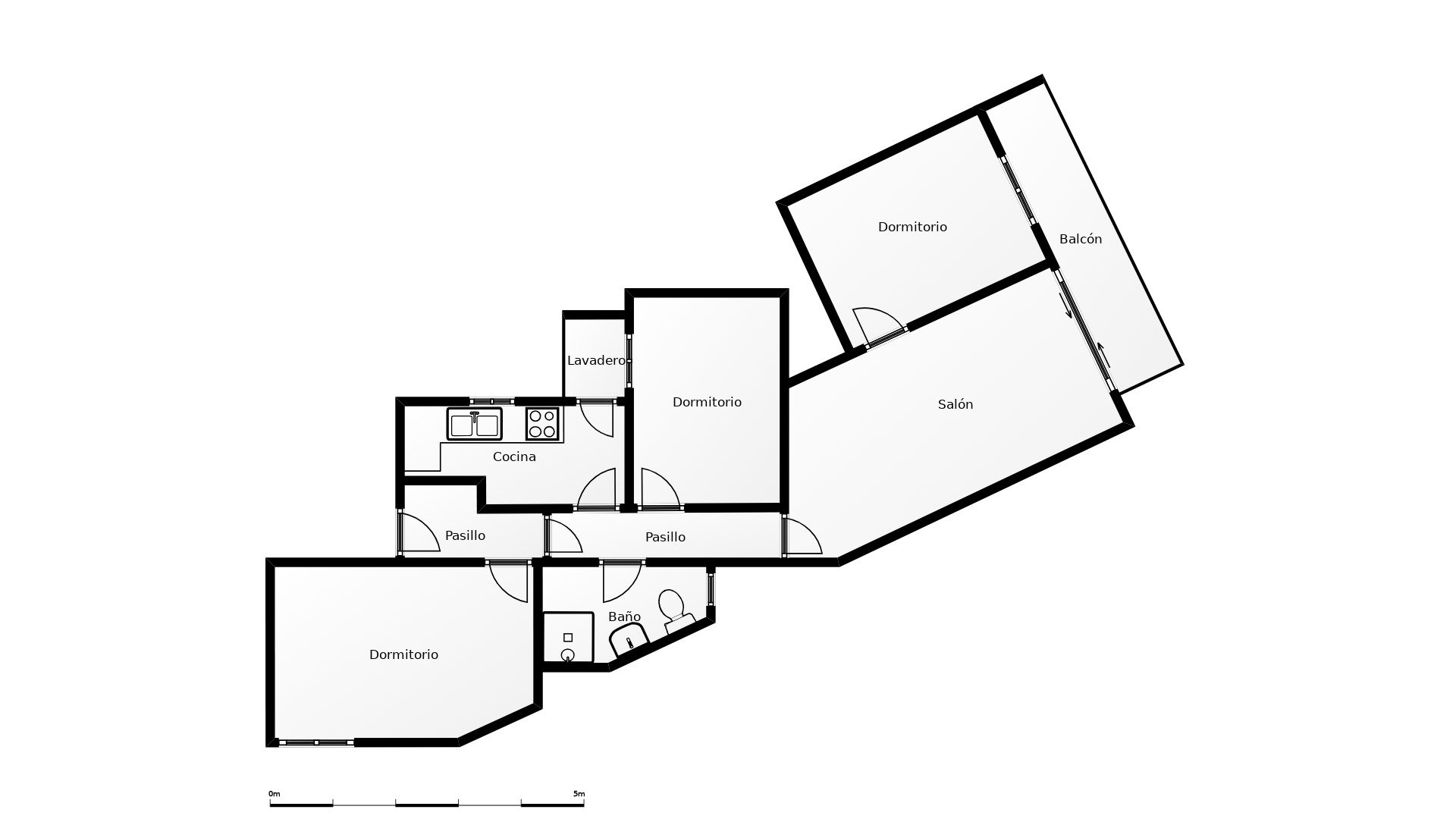 Apartment à Badalona, Barcelona, Espagne 2 chambres, 97 m2 No. 195287