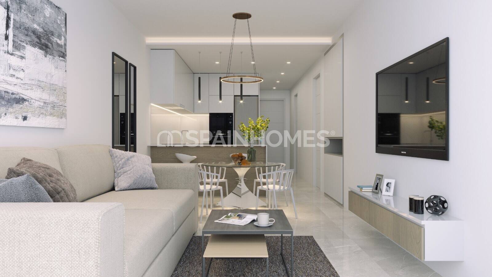 Huoneisto Torrevieja, Alicante, Espanja 1 makuuhuone, 60 m2 No. 154376