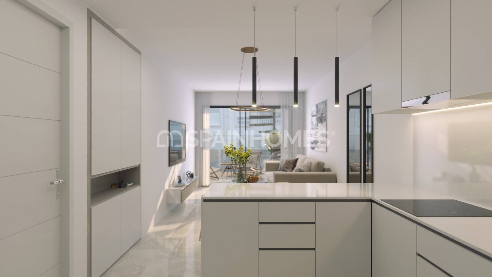 Huoneisto Torrevieja, Alicante, Espanja 1 makuuhuone, 60 m2 No. 154376