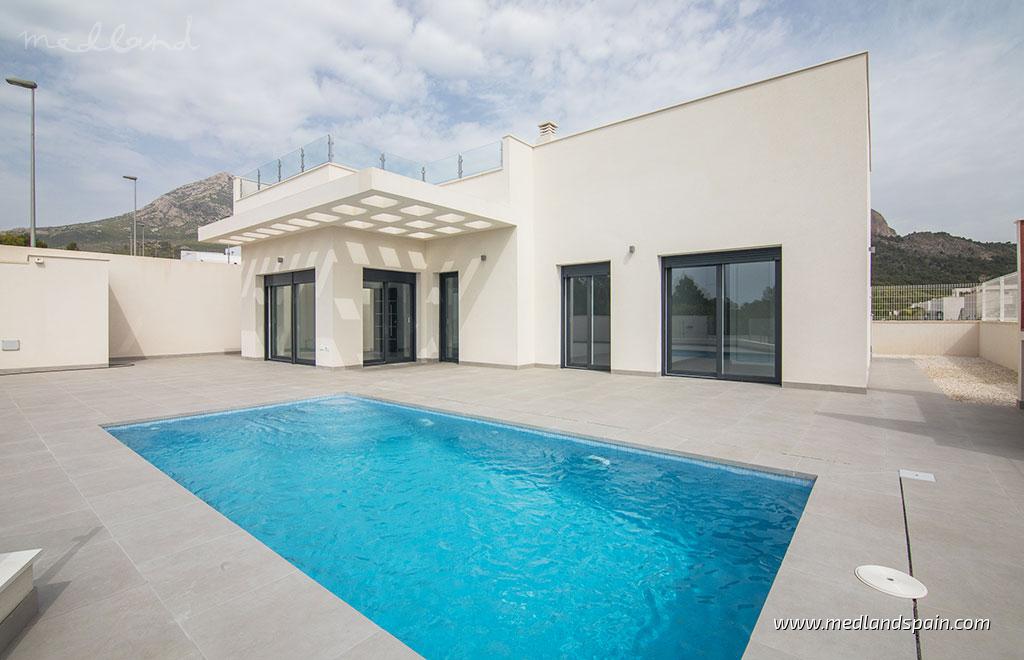 Villa a La Nucia, Alicante, Spagna 3 camere da letto, 106 mq. N° 154382